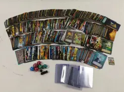 Sorcery Contested Realm Huge Card Lot Bundle 300 Plus Cards and Dice - Image 1