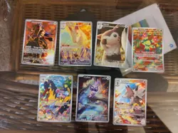 Pokemon Destined Rivals, Journey Together 7 Card Art Rare Lot - Image 1