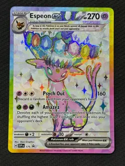 USPS GROUND Espeon ex - 175 Promo SV: Scarlet & Violet Promo Cards SVP 175 NM - Image 1