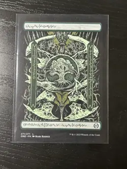MTG Forest (271) - Full Art Phyrexia: All Will Be One Regular - Image 1