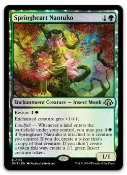 Springheart Nantuko #171 (Foil) (NM) Modern Horizons 3 MH3 Magic MTG - Image 1