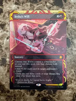 JESKA'S WILL Mystical Borderless Magic MTG Secrets of Strixhaven Foil - Image 1
