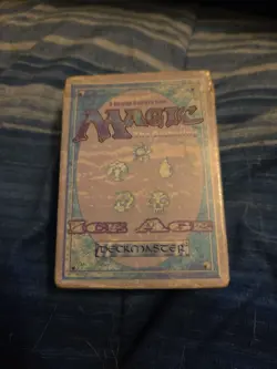 Vintage Magic The Gathering Ice Age Unopened Starter Deck W/ Plastic Wrap. F/Shp - Image 1