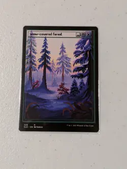 MTG Snow-Covered Forest (329) Secret Lair PixelSnowLands.jpg NM - Image 1