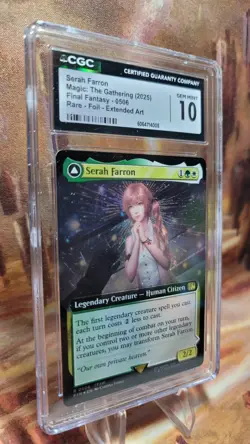 MTG Serah Farron /Crystallized Serah #506 Extended Art Foil FINAL FANTASY CGC 10 - Image 3