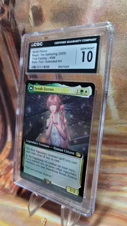 MTG Serah Farron /Crystallized Serah #506 Extended Art Foil FINAL FANTASY CGC 10 - Image 4