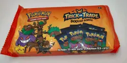 Pokemon Trick or Trade 2024 BOOster Bundle Sealed 35 Mini Packs of 3 Cards - Image 1