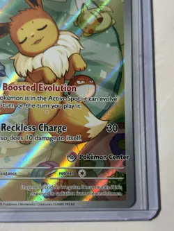 Pokemon Center Stamped Eevee #173 Prismatic Evolutions 2025 TCG Promo Card SP NM - Image 2