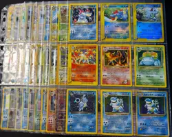 Lot of 90 ALL HOLO Vintage Pokemon Card Binder Collection Charizard - Image 1