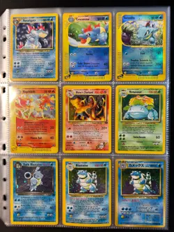 Lot of 90 ALL HOLO Vintage Pokemon Card Binder Collection Charizard - Image 2