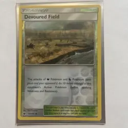 POKEMON DEVOURED FIELD 93/111 CRIMSON INVASION UNCOMMON REVERSE HOLO - Image 1