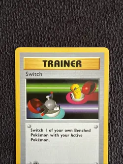 Switch 95/102 - 1st Edition SHADOWLESS - Pokemon Base Set Trainer - Image 4