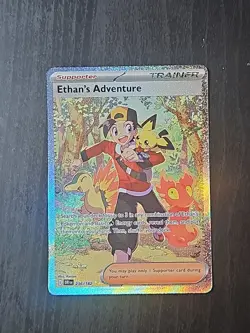 Pokemon TCG Ethan's Adventure 236/182 Special Illustration Destined Rivals - Image 1