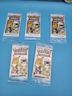 25th Anniversary General Mills Pokemon Cereal Set Of 5 Booster Packs 🌟 - Image 1