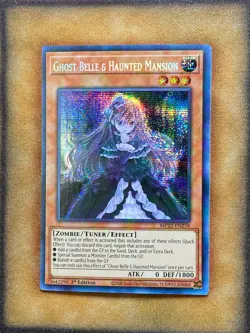 Yugioh Ghost Belle & Haunted Mansion MP22-EN258 Secret Rare 1st Ed NM - Image 1