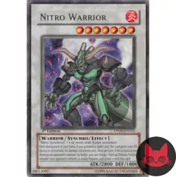 Yugioh Nitro Warrior DP08-EN013 Rare 1st Edition LP - Image 1