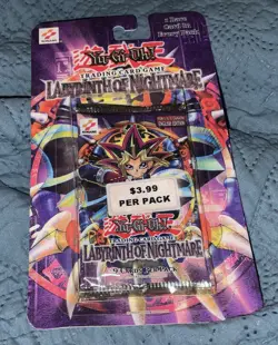 Yugioh Labyrinth of Nightmare Blister Pack Sealed - Image 1