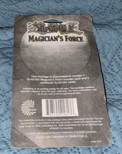 Yu-Gi-Oh Magicians Force 1st edition Sleeved Booster pack..Sealed - Image 4