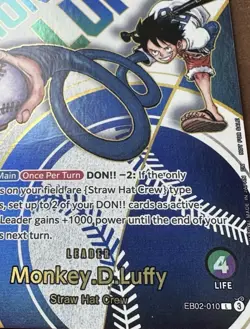 (DAMAGED) LA Dodgers x One Piece Monkey D. Luffy Leader Card - Image 5
