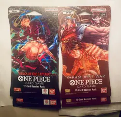 One Piece TCG PARAMOUNT WAR OP-02 & WOTC OP-06 & OP-05 Sleeved Booster 6 Pack - Image 1