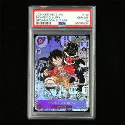 PSA 10 GEM MT 2024 One Piece JPN Monkey D. Luffy OP09-119 SEC(Alt Art) - Image 2