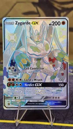 Pokemon TCG Zygarde GX SV65/SV94 Shiny Holo Rare Hidden Fates Shiny Vault NM/LP - Image 1