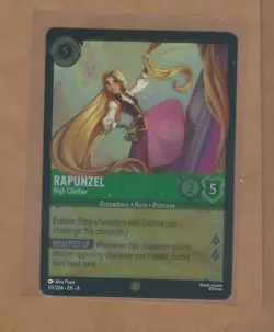 Disney Lorcana TCG Reign of Jafar Rapunzel 101/204 Gold Foil nm - Image 1