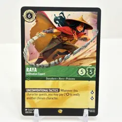 Disney Lorcana Reign Of Jafar Raya Infiltration Expert 100/204 NM - Image 1