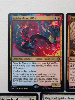 Lot Of (5) MTG Marvel Spider-Man Rare Cards - Image 2