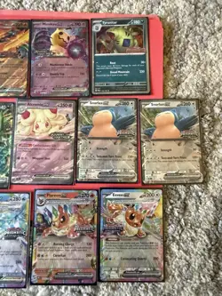 Pokemon Stamped Cards (14) Lot - Image 1