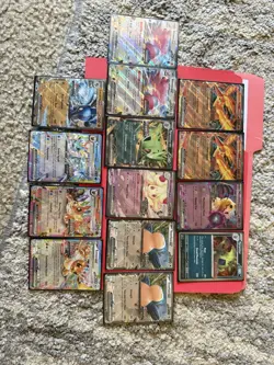 Pokemon Stamped Cards (14) Lot - Image 5