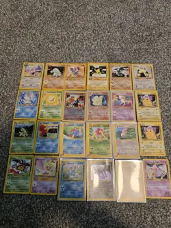 Random Vintage Wotc Holo Black Star Promo 24x Pokemon Card Bundle Job Lot Mew - Image 1