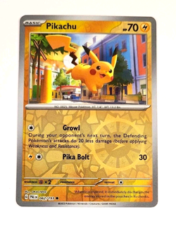 Pikachu - 062/193 - Reverse Holo - SV02: Paldea Evolved - Pokemon Card_25 - Image 1