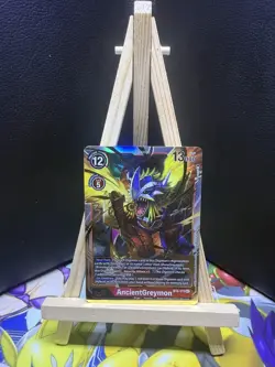 Great Legend - AncientGreymon (BT4-113) TCG Card SEC SECRET RARE Digimon - Image 1