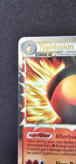 Pokemon Typhlosion TCG Prime Heartgold Soulsilver Holo Card 110/123. Ungraded - Image 3