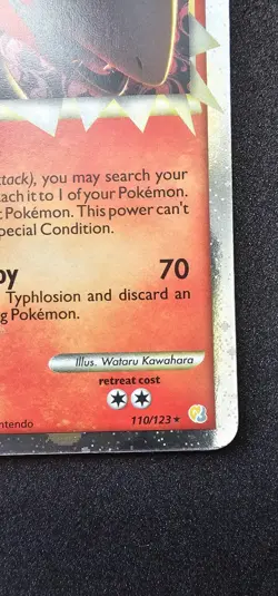 Pokemon Typhlosion TCG Prime Heartgold Soulsilver Holo Card 110/123. Ungraded - Image 5