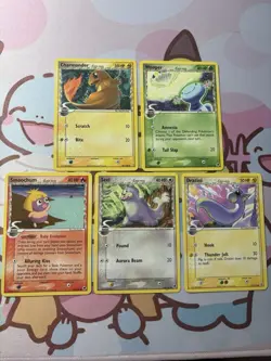 Pokemon TCG EX Delta Species 5-Card Lot Delta Species Basic Regular English - Image 1