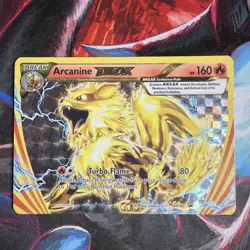 Pokemon Arcanine BREAK Promo XY180 Holofoil XY Set English Trading Card Rare - Image 1