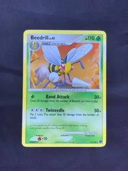 Pokemon Cards: Great Encounters Rare: Beedrill 13/106 - Image 1