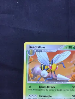 Pokemon Cards: Great Encounters Rare: Beedrill 13/106 - Image 2