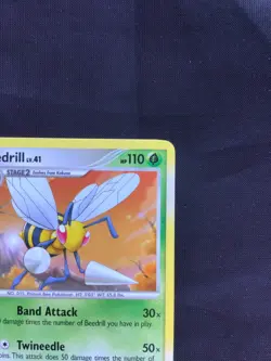Pokemon Cards: Great Encounters Rare: Beedrill 13/106 - Image 3