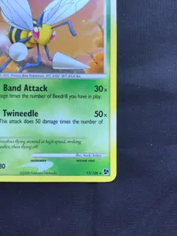 Pokemon Cards: Great Encounters Rare: Beedrill 13/106 - Image 4