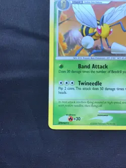 Pokemon Cards: Great Encounters Rare: Beedrill 13/106 - Image 5