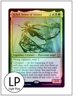 1x Ixhel, Scion of Atraxa, Foil, Magic the Gathering, MTG LP Light Play - Image 1