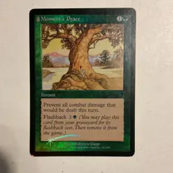 Wizards of the Coast Magic: The Gathering Moment's Peace Green Foil Odyssey - Image 1