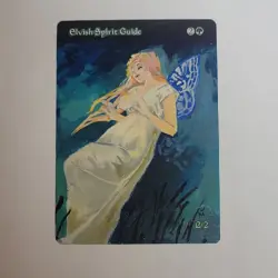 Magic The Gathering Elvish Spirit Guide Custom Art hand painted - Image 1