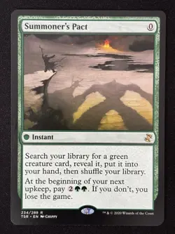 1x MTG Summoner's Pact - Time Spiral: Remastered (TSR) #234 - Magic - Image 1