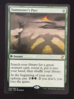 1x MTG Summoner's Pact - Time Spiral: Remastered (TSR) #234 - Magic - Image 3