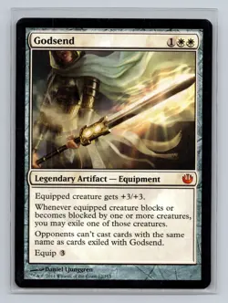 MTG Godsend Journey Into Nyx #12 Mythic Rare Legendary Artifact Equipment - Image 1
