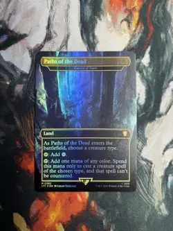 MTG Paths of the Dead Cavern of Souls FOIL Commander The Lord of the Rings NM - Image 1